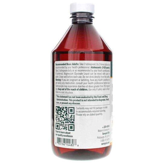 Magnesium Glycinate Liquid Apple-Pomegranate, 15., GEN