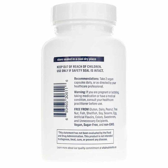 Magnesium (glycinate/malate) 120 Mg, 100 Capsules, VTN