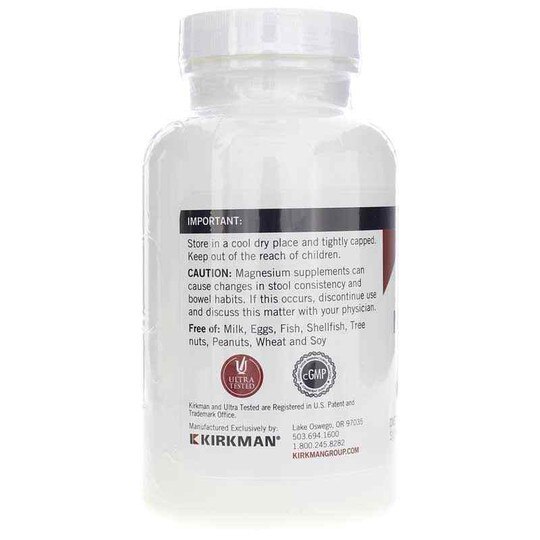 Magnesium Malate, 120 Capsules, KRK