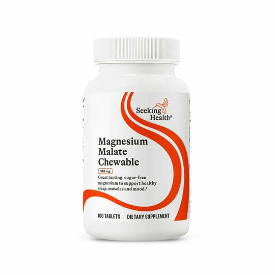 Magnesium Malate Chewable, 100 Chewable Tablets, SKH