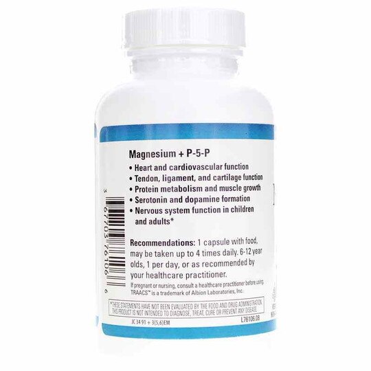 Magnesium + P-5-P, 60 Capsules, EUMD