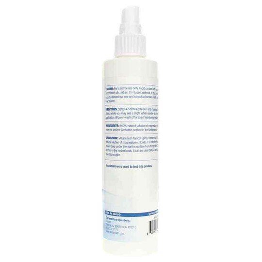 Magnesium Topical Spray, 8 Oz, AV
