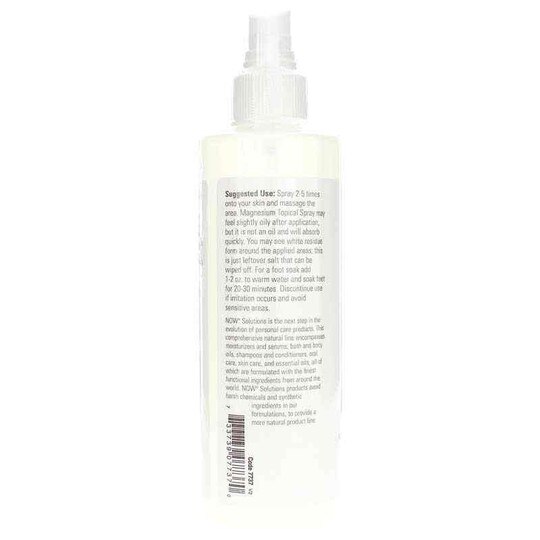 Magnesium Topical Spray, 8 Oz, NOW