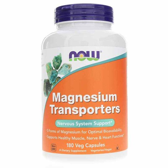Magnesium Transporters, 180 Veg Capsules, NOW