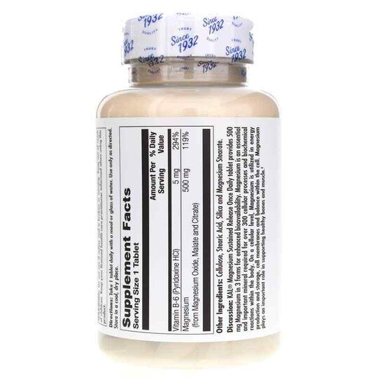 Magnesium Triple Source, Sustained Release Formula, 100, KAL