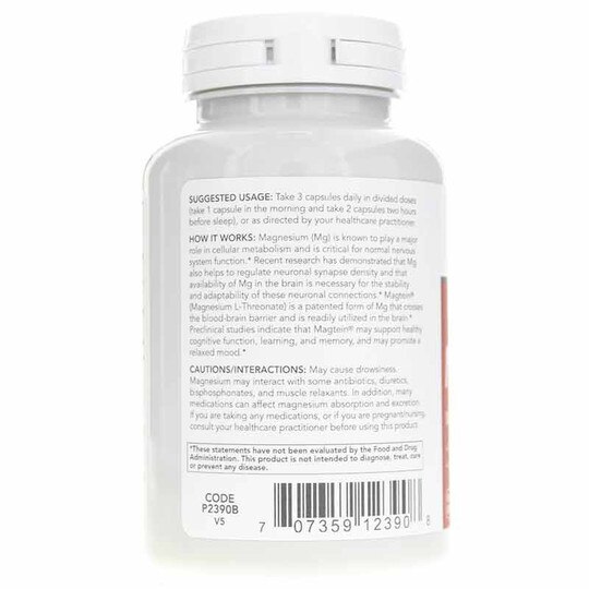 Magtein, 90 Veg Capsules, PFLB