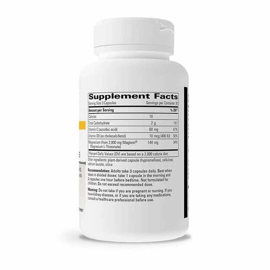 Magtein L-Threonate Plus, INT