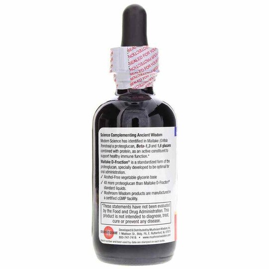 Maitake D Fraction Pro 4X Liquid, 60 Ml, MUW