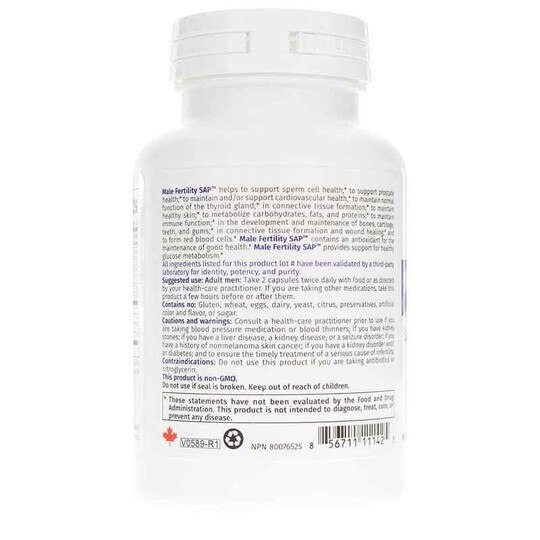 Male Fertility SAP, 120 Capsules, NFH