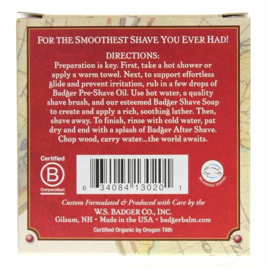 Man Care Shave Soap Bar, 3.15 Oz, BA
