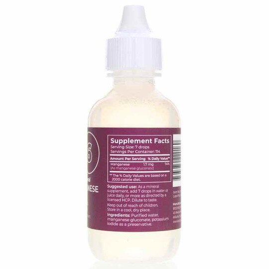 Manganese #6 Liquid Mineral, 2 Oz, BDB