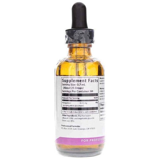 Manganese Oligo Drops, 2 Oz, PCHF
