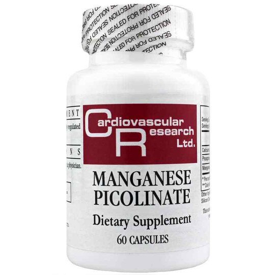 Manganese Picolinate, 60 Capsules, CR