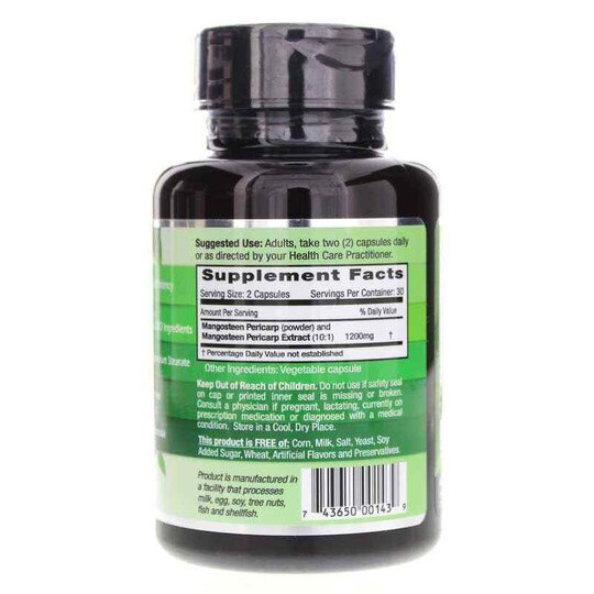 Mangosteen, 60 Veg Capsules, EMD