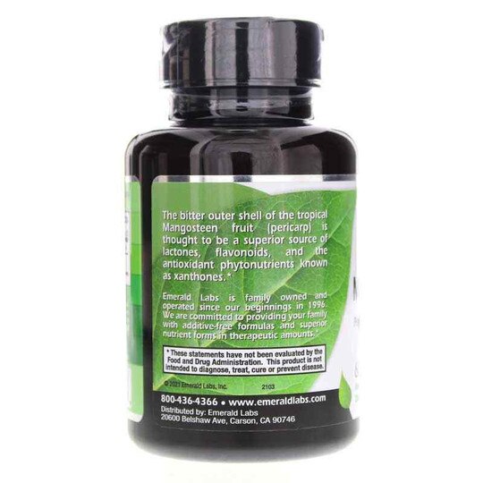 Mangosteen, 60 Veg Capsules, EMD
