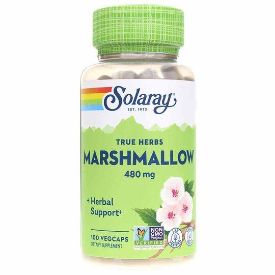 Marshmallow 480 Mg, 100 Veg Capsules, SLR