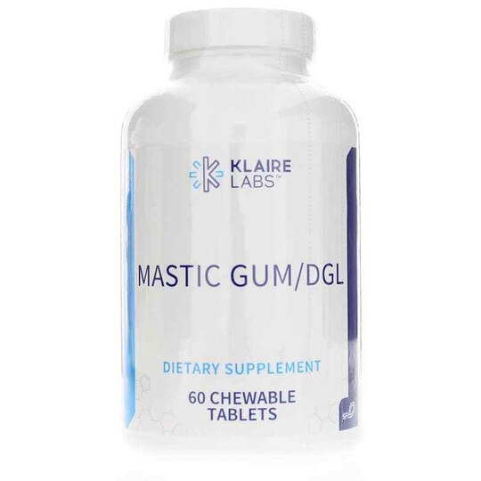 Mastic Gum/DGL, 60 Chewable Tablets, KL