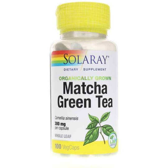 Matcha Green Tea 300 Mg, Organically Grown Formula, 100, SLR