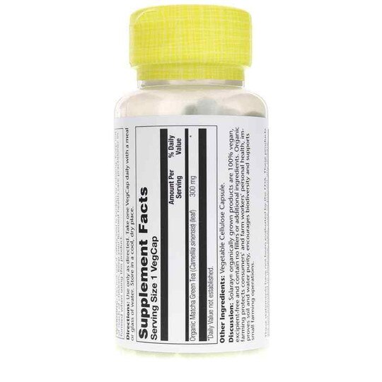 Matcha Green Tea 300 Mg, Organically Grown Formula, 100, SLR