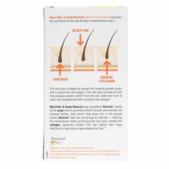 Maxi-Hair Scalp & Rescue, 30 Vegan Softgels, CTL