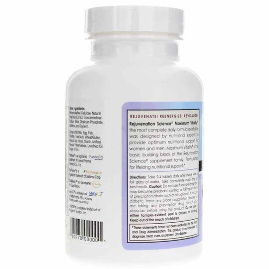 Maximum Vitality, 60 Tablets, FJS