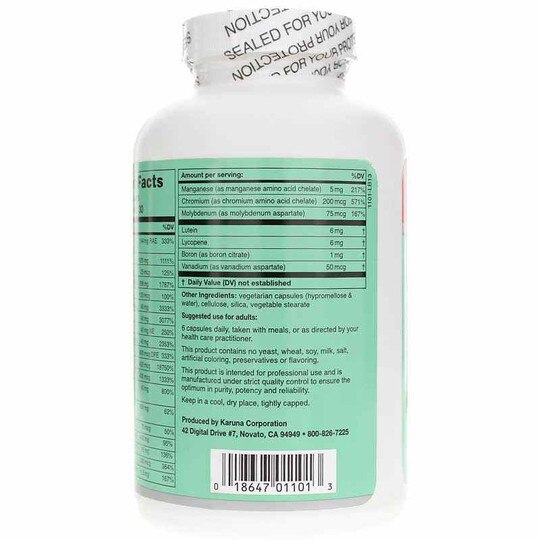 MAXXUM 1 Multivitamin and Mineal with Extra Calcium, 180 Capsules, KRU