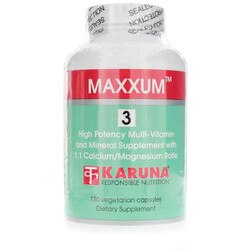 MAXXUM 3 Multivitamin and Mineral with 1:1 Calcium/Magnesium Ratio 1
