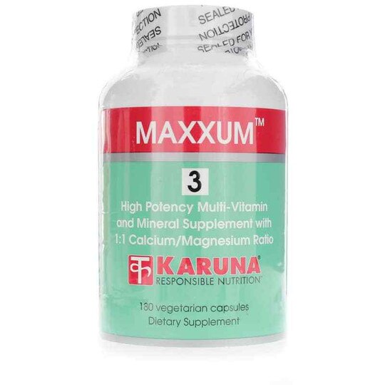 MAXXUM 3 Multivitamin and Mineral with 1:1 Calcium/Magn, KRU