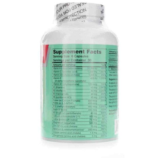 MAXXUM 3 Multivitamin and Mineral with 1:1 Calcium/Magn, KRU