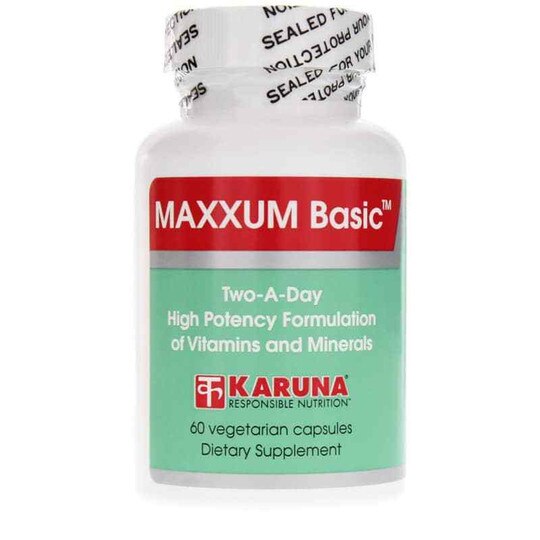 MAXXUM Basic Multivitamin and Mineral, 60 Veg Capsules, KRU