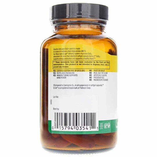 Mega CoQ10 100 Mg, 60 Softgels, CTL