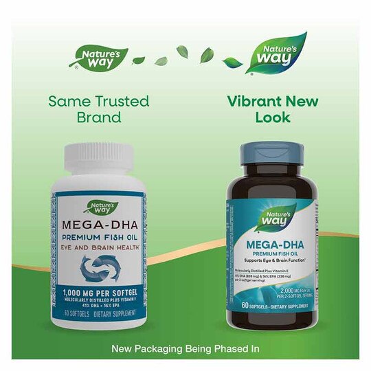 Mega-DHA 1000 Mg, 60 Softgels, NWA