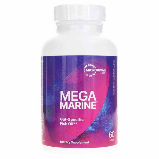 Mega Marine Gut-Specific Fish Oil, 60 Softgels, MCBL