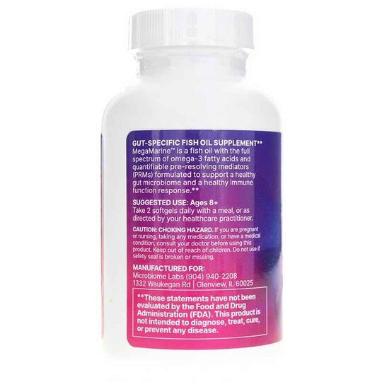 Mega Marine Gut-Specific Fish Oil, 60 Softgels, MCBL
