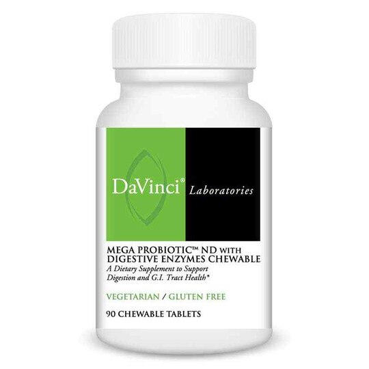Mega Probiotic-ND with Digestive Enzymes Chewable, DL