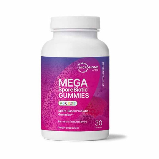 Mega SporeBiotic Gummies For Kids, 30 Gummies, MCBL