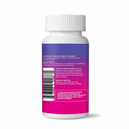 Mega SporeBiotic Gummies For Kids, 30 Gummies, MCBL