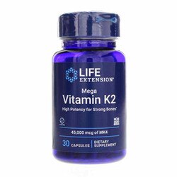 Mega Vitamin K2, 45000 mcg (45 mg), 30 capsules