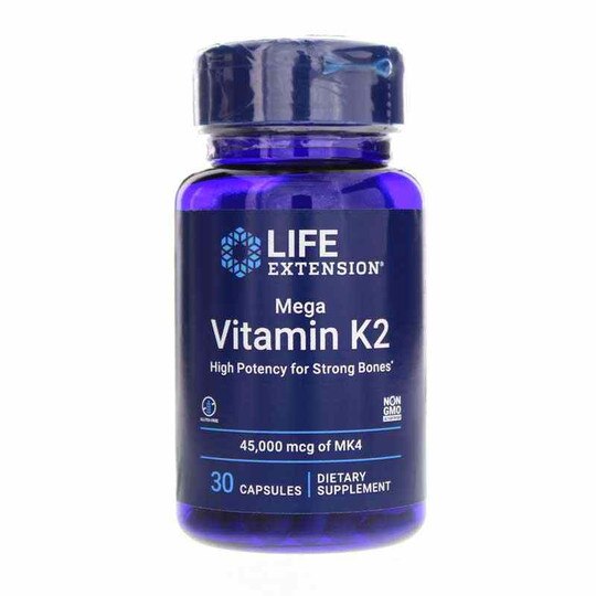 Mega Vitamin K2, 30 Capsules, LFE