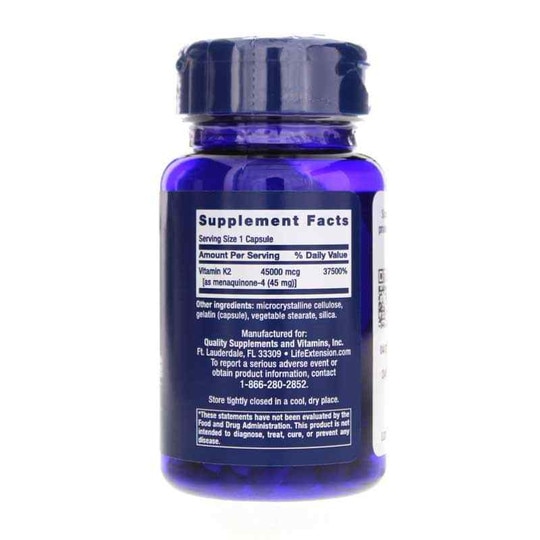 Mega Vitamin K2, 30 Capsules, LFE