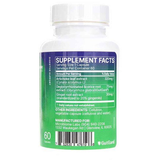 MegaGuard Nature's Stomach Support, 60 Capsules, MCBL