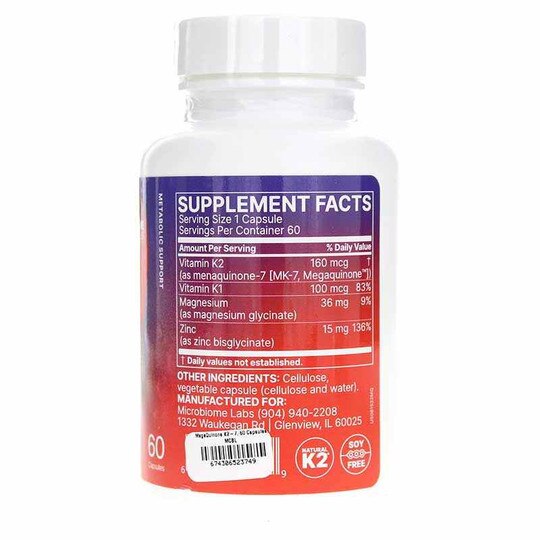 MegaQuinone K2-7, 60 Capsules, MCBL