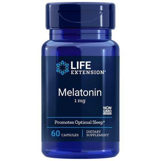 Melatonin 1 Mg, 60 Capsules, LFE