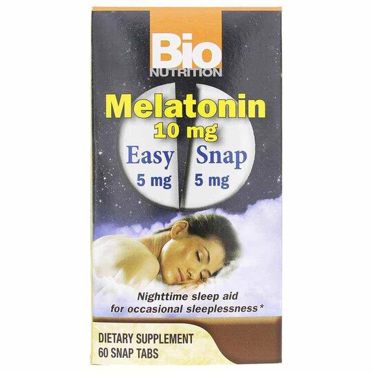 Melatonin 10 Mg, 60 Snap Tabs, BNU