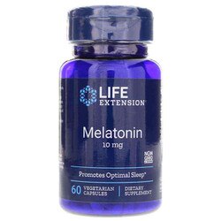 Melatonin, 10 mg, 60 vegetarian capsules