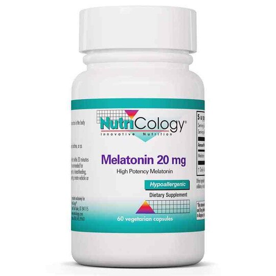 Melatonin 20 Mg, 60 Veg Capsules, NTC