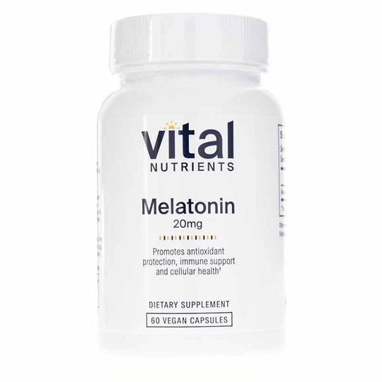 Melatonin 20 Mg, 60 Veg Capsules, VTN
