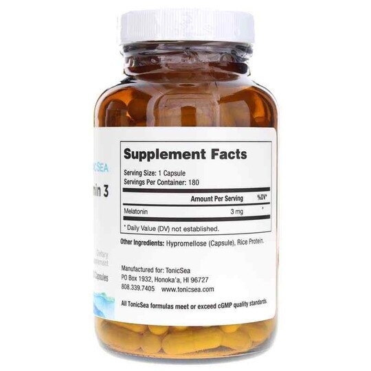 Melatonin 3, 180 Capsules, TNS