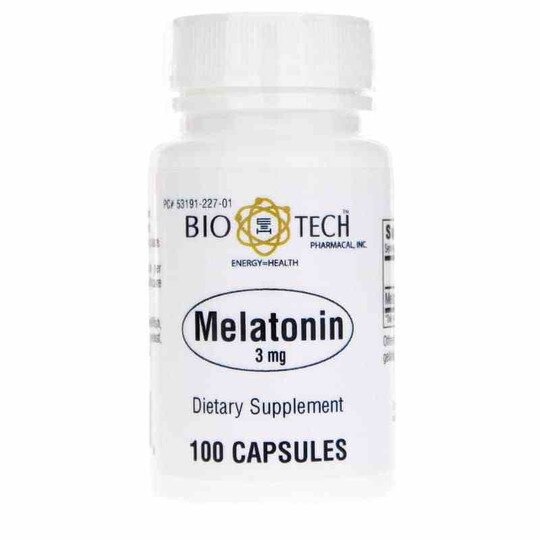 Melatonin 3 Mg, 100 Capsules, BTP