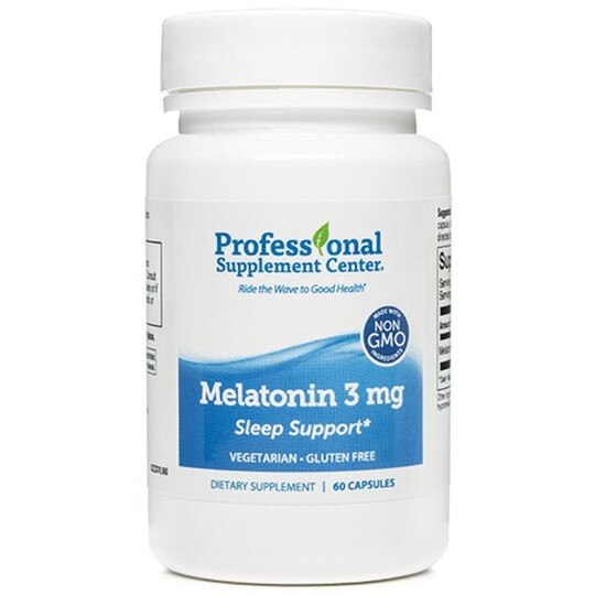 Melatonin, 3 Mg, 60 Capsules, PSC